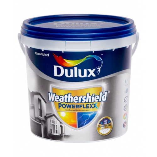 Dulux เวเธอร์ชีลด์พาวเวอร์เฟล็ก กึ่งเงา เบส A 3 ลิตร
