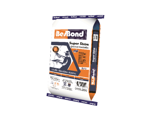 BESBOND ปูนฉาบบางแต่งผิว  ขนาด 20 กก สีขาว