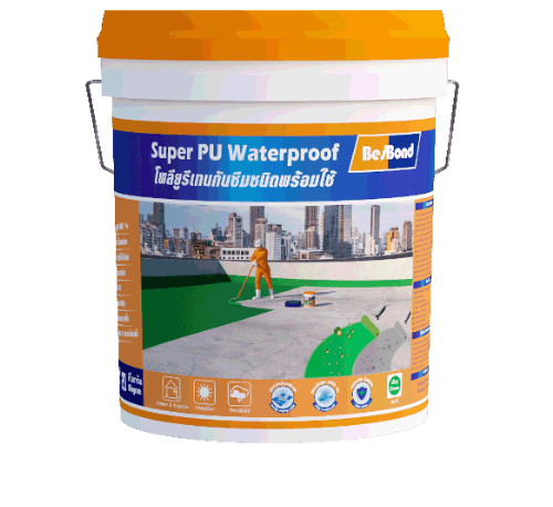 BESBOND โพลียูรีเทนกันซึมชนิดพร้อมใช้ ขนาด 20 กก. สีเทา