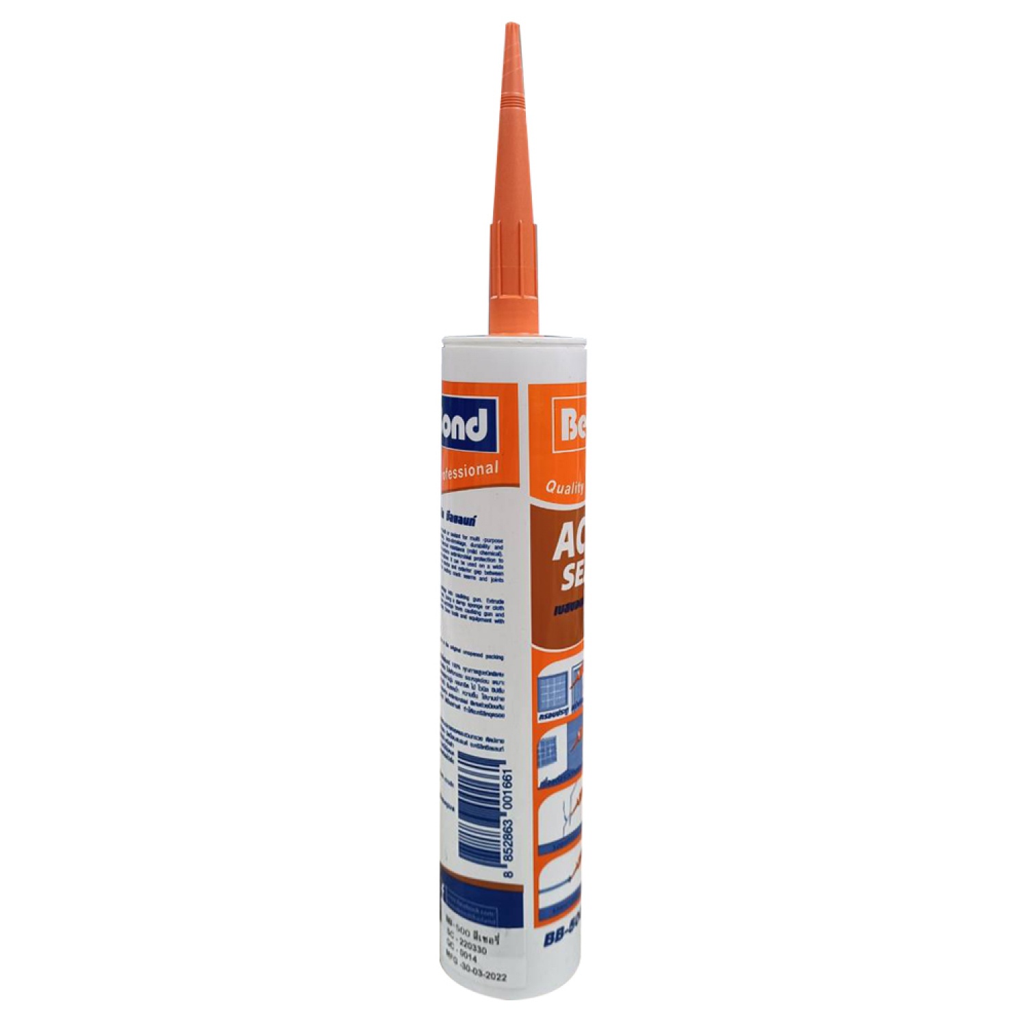 BESBOND อะคริลิค ซีลแลนท์  300 ml. สีเชอร์รี่