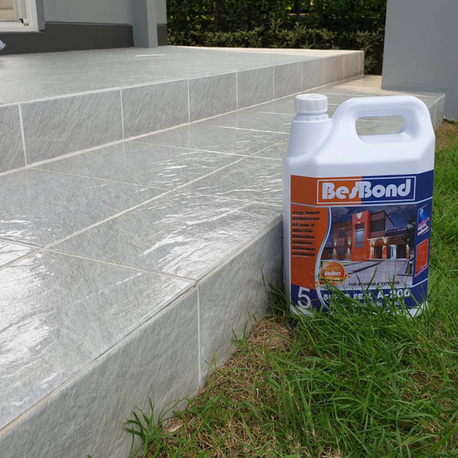 BESBOND น้ำยาเคลือบเงาใสกันซึม (สูตรน้ำ) A-200 ขนาด 5 ลิตร