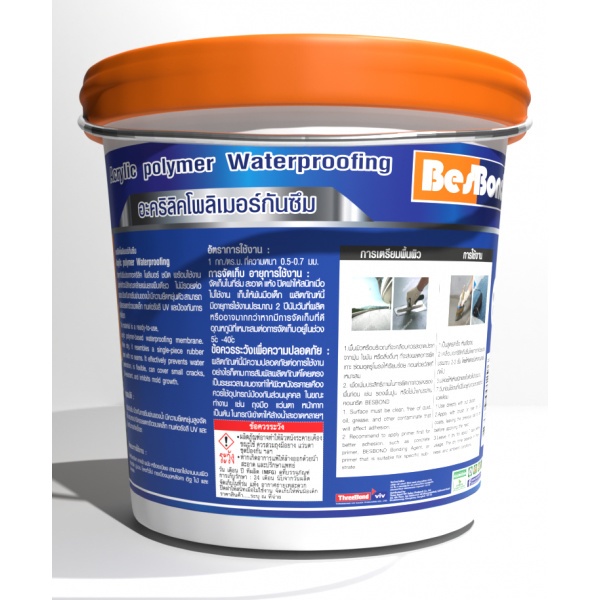 BESBOND อะคริลิคโพลีเมอร์กันซึม 20 กก. สีขาว