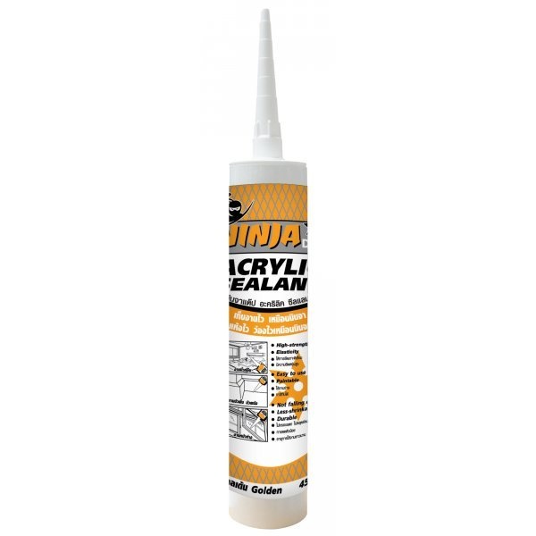 BESBOND นินจาแด๊ป อะคริลิค ซีลแลนท์ 450 กรัม สีไม้สักทอง