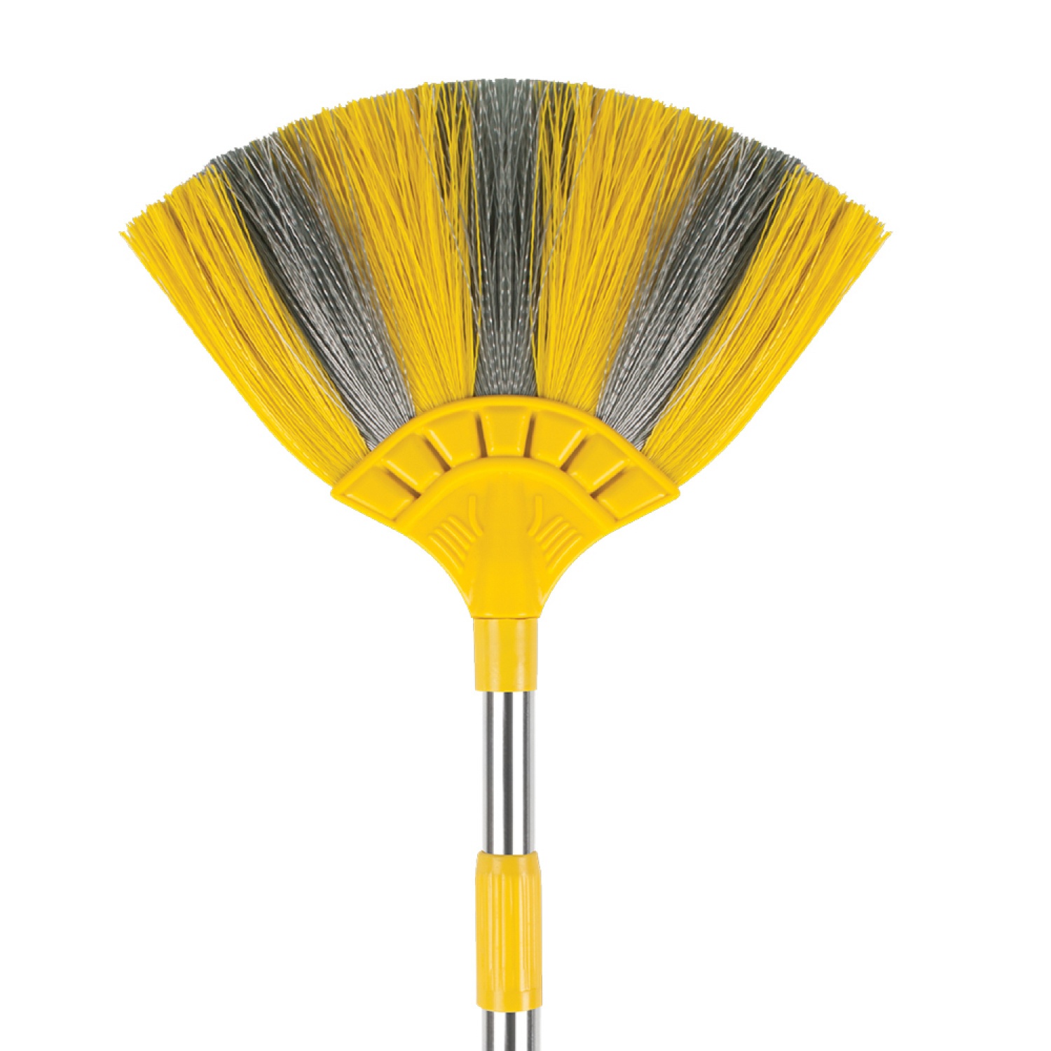BEMAN ไม้กวาดหยากไย้ไนลอน ด้ามยาว สีเหลือง