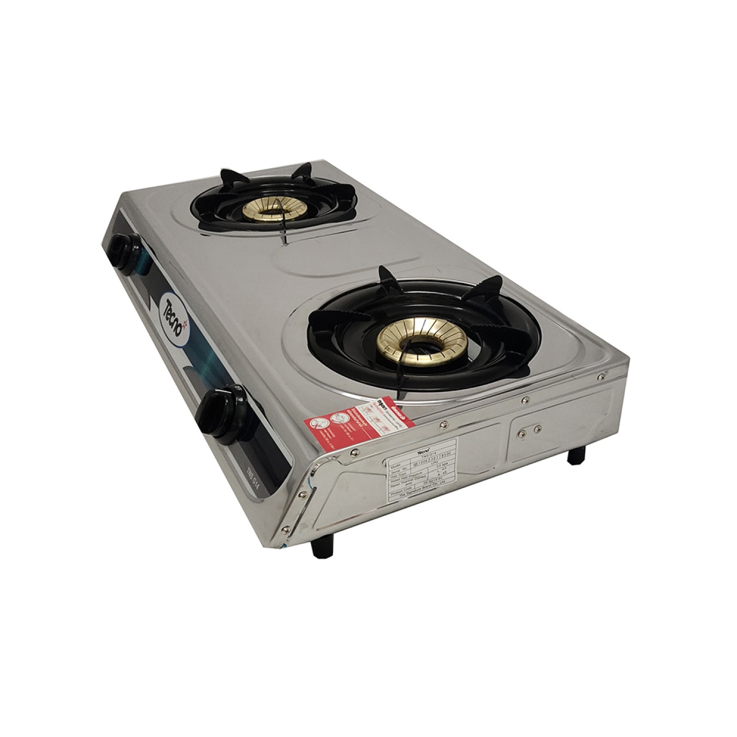 TECNOSTAR เตาแก๊สตั้งโต๊ะ 2 หัวเตา รุ่น  TNS G14