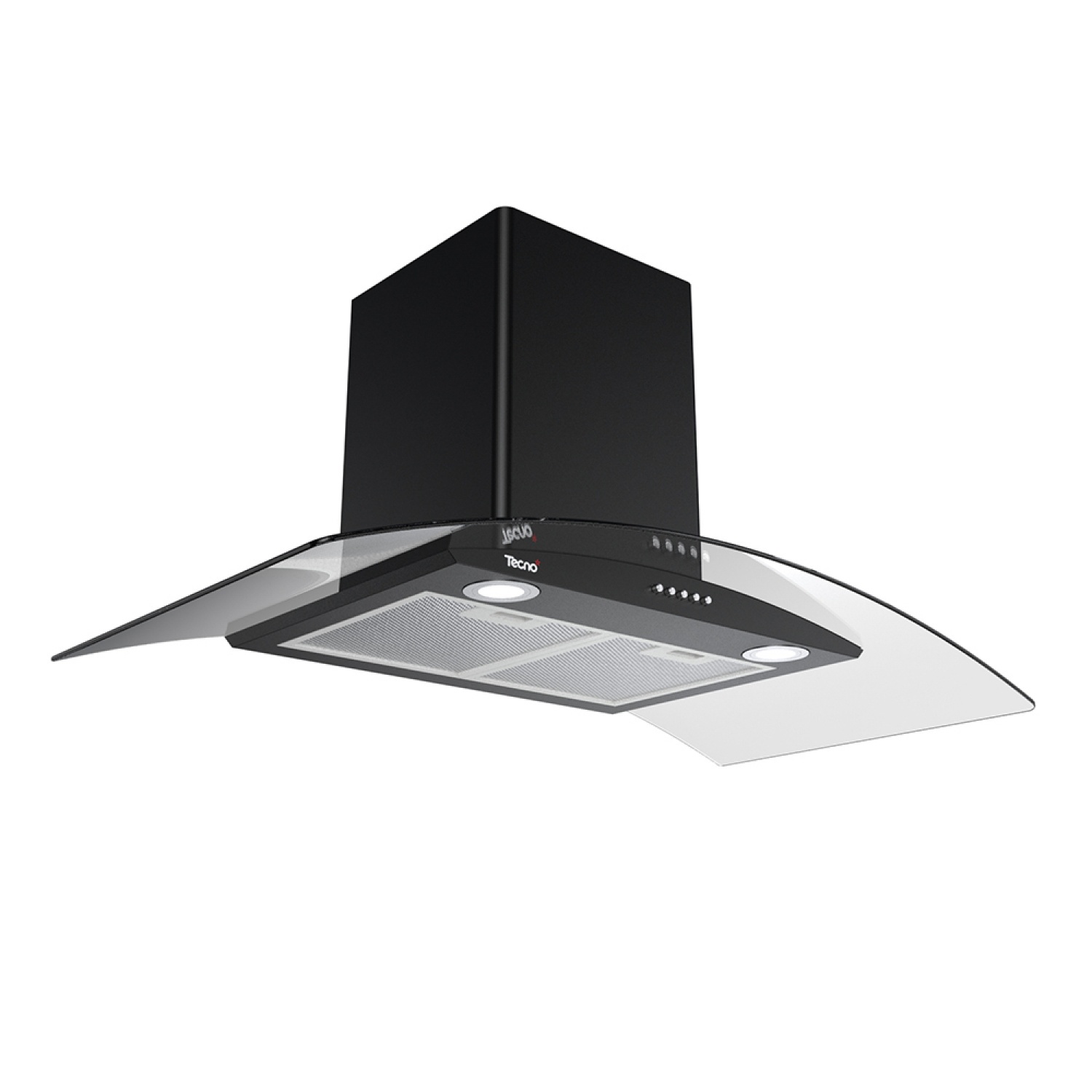 TECNOSTAR เครื่องดูดควันแบบติดผนัง  TNS HD 3490 BB ขนาด 90 ซม.สีดำ