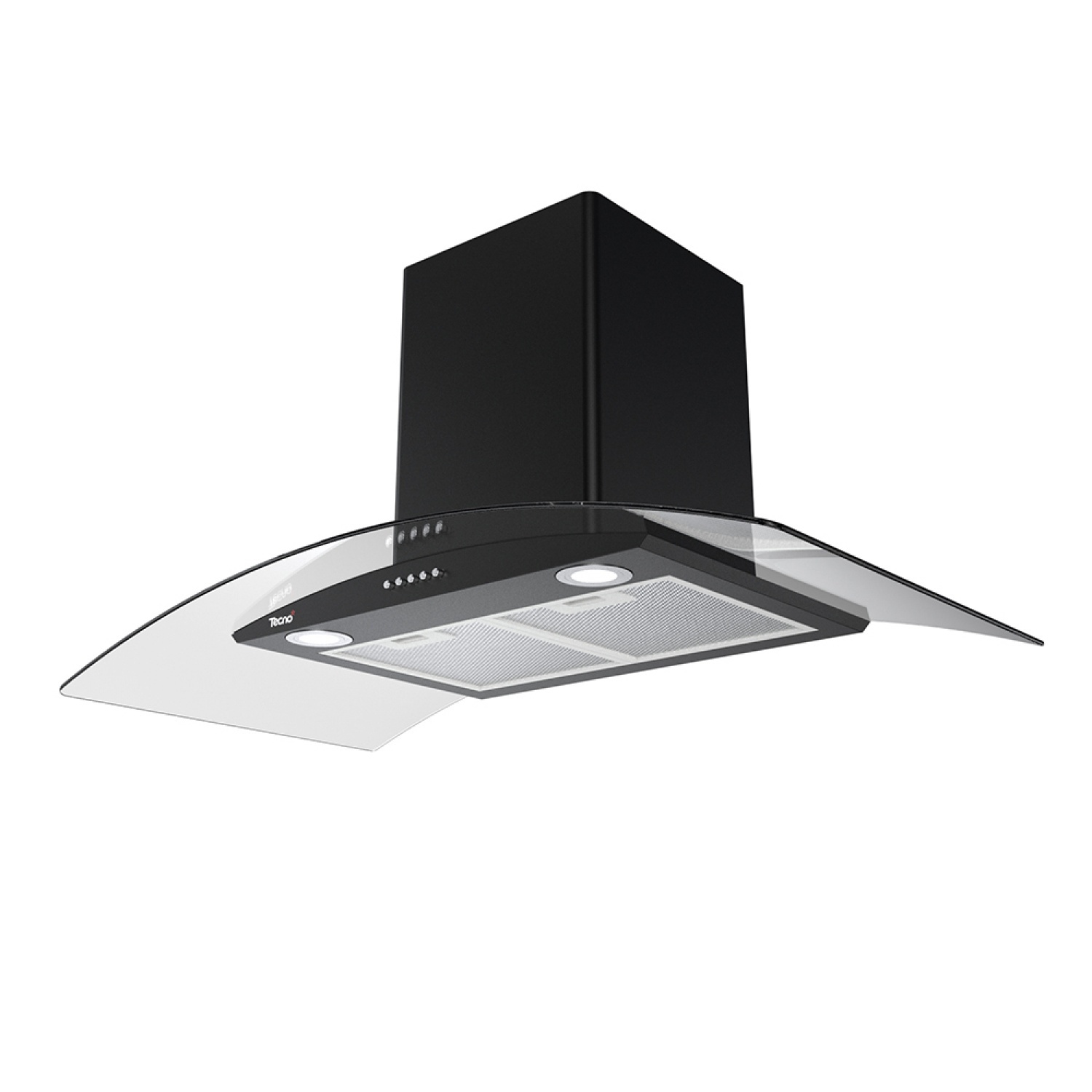 TECNOSTAR เครื่องดูดควันแบบติดผนัง  TNS HD 3490 BB ขนาด 90 ซม.สีดำ