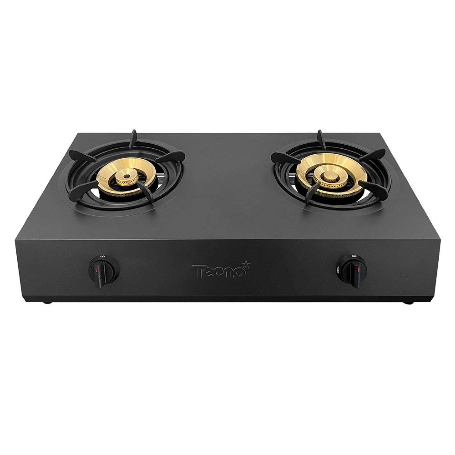 TECNOSTAR เตาแก๊สตั้งโต๊ะ  2 หัวเตา TNS Super Black 2 G สีดำ