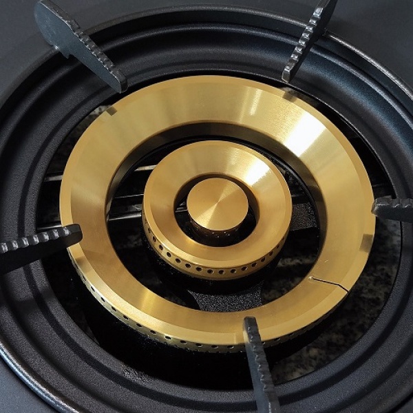 TECNOSTAR เตาแก๊สตั้งโต๊ะ  2 หัวเตา TNS Super Black 2 G สีดำ