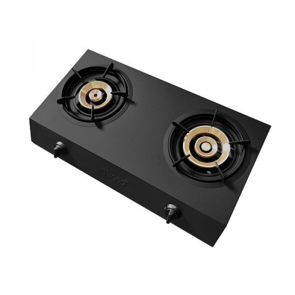 TECNOSTAR เตาแก๊สตั้งโต๊ะ  2 หัวเตา TNS Super Black 2 G สีดำ