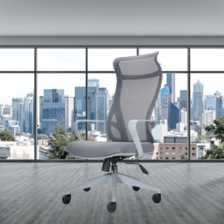 SMITH เก้าอี้สำนักงาน HIGH BACK รุ่น GOHAN -05 ขนาด 61x64x115-124 ซม. สีเทา