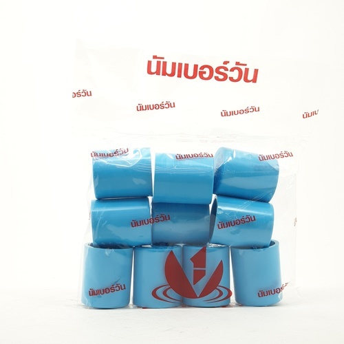 NUMBER ONE ฝาครอบ หนา 1(25) ชั้น 13.5 (แพ็ค 10) สีฟ้า