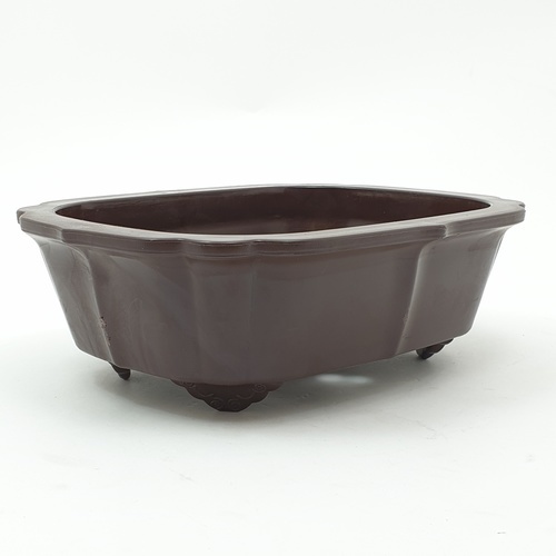 GREENHOUSE กระถาง บอนไซ 7 นิ้ว สีน้ำตาล