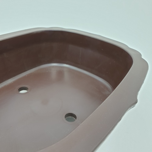 GREENHOUSE กระถาง บอนไซ 7 นิ้ว สีน้ำตาล