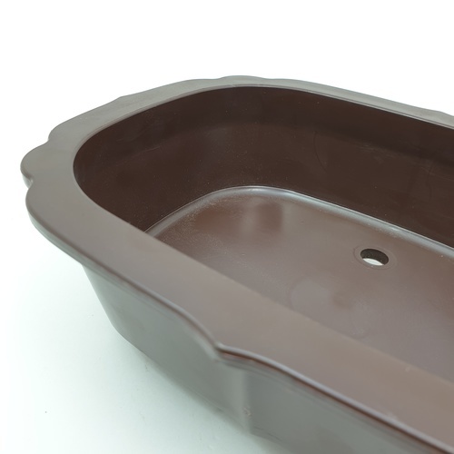 GREENHOUSE กระถาง บอนไซ 7 นิ้ว สีน้ำตาล