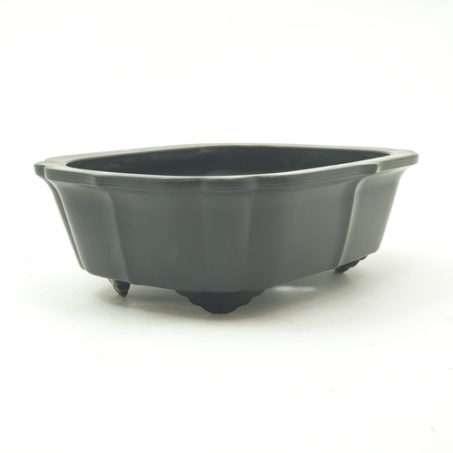 GREENHOUSE กระถาง บอนไซ 7 นิ้ว สีดำ