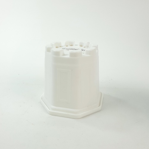 GREENHOUSE กระถาง แคคตัส 3 นิ้ว สีขาว