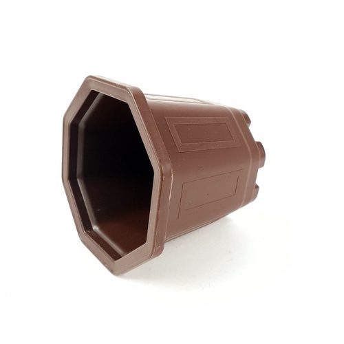 GREENHOUSE กระถาง แคคตัส 3 นิ้ว สีน้ำตาล