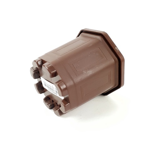 GREENHOUSE กระถาง แคคตัส 3 นิ้ว สีน้ำตาล