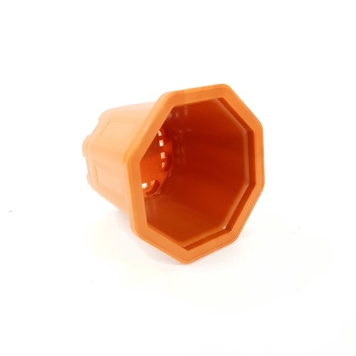 GREENHOUSE กระถาง แคคตัส 3 นิ้ว สีอิฐ