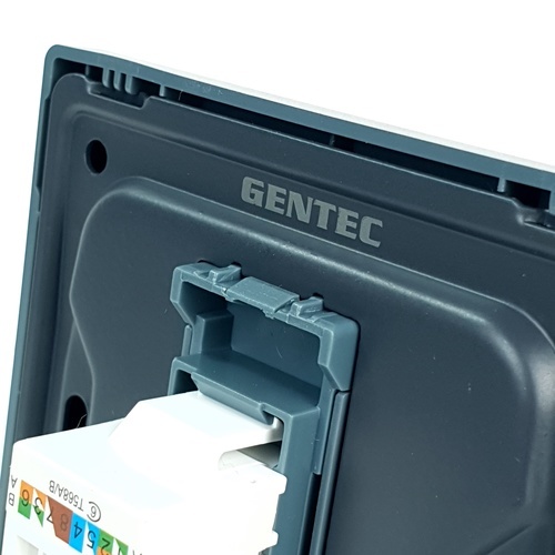 Gentec เต้ารับคอมพิวเตอร์ รุ่น 86G-12 สีเทา