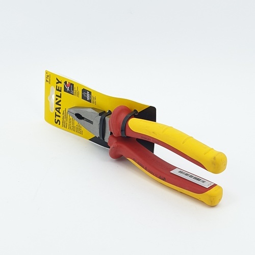 STANLEY คีมปากจิ้งจกหุ้มฉนวนกันไฟ 8นิ้ว รุ่น 84-002