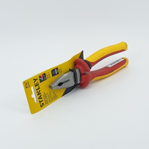 STANLEY คีมปากจิ้งจกหุ้มฉนวนกันไฟ 8นิ้ว รุ่น 84-002