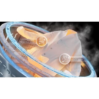 TCL  เครื่องอบผ้า ขนาด 11 KG รุ่น WT11KFDYW สีขาว