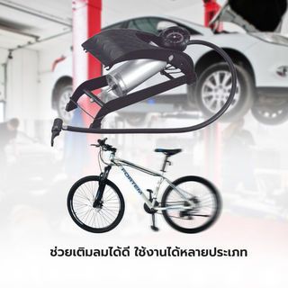 ที่สูบลมแบบเหยียบกระบอกสูบเดี่ยว รุ่น F959A ขนาดกระบอกสูบ 55mm x 120mm 