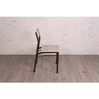 Delicato ชุดโต๊ะอาหาร 2 ที่นั่ง รุ่น B01061A โต๊ะ:75X75ซม. เก้าอี้:42X42X81 ซม. สีน้ำตาลอ่อน