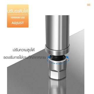 CROWN โต๊ะเตรียมสเตนเลส 2 ชั้น 150x60x80 ซม. NOELLE-SS304