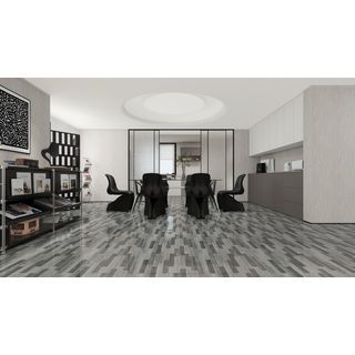 MARBELLA 60x60 กระเบื้องปูพื้นลายไม้ รุ่น สกายไลน์ - เกรย์ T203066(4P) (Gloss)
