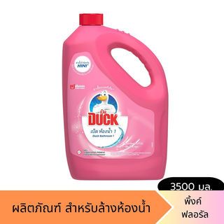 DUCK เป็ด มิสเตอร์มัสเซิล พิ้งค์ฟลอรัล น้ำยาทำความสะอาดห้องน้ำ ขนาด 3500 มล.