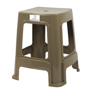 SUMMER SET เก้าอี้พลาสติก รุ่น นิวลุค FT-259/A ขนาด40x40x45 ซม.สีน้ำตาล