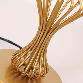 EILON โคมไฟตั้งโต๊ะ ขั้ว E27 ขนาด 25x25x 42cm รุ่น WP199138 สีทอง