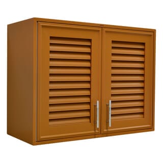 WT ตู้ลอยคู่ GB 204 สีสัก