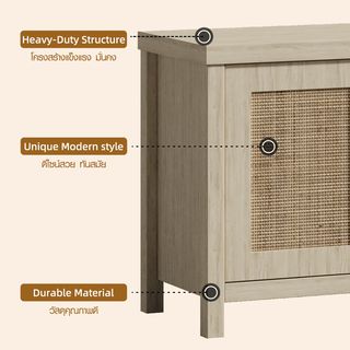 DELICATO ชั้นวางทีวี รุ่น ECHO ขนาด  40x120x62.50 ซม. สีวอลนัทอ่อน