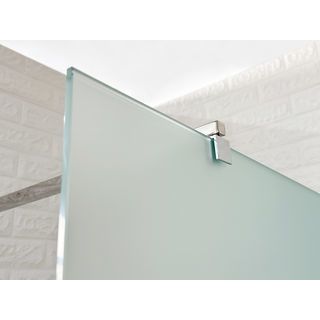 Verno ฉากกั้นอาบน้ำบานฟิกซ์พ่นทราย ขนาด 90x190ซม. หนา 8มม. รุ่น PQS-PFL010