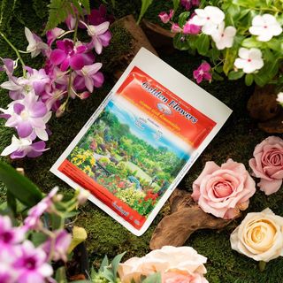 GOLDEN FLOWERS ปุ๋ยอินทรีย์ สูตร เร่งดอก เร่งสี ขั้วดอกเหนียว 1 กก.