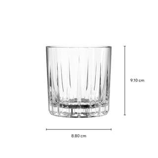 AILO แก้ววิสกี้ Cherith PRE Double Rock 350 มล. 2ใบ/แพ็ค