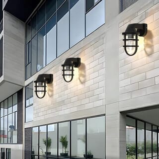 EILON โคมไฟผนัง Classic Vintage ABS  รุ่น GD-PW019  ขั้ว E27 สีดำ