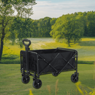SUMMER SET รถเข็นแคมปิ้ง รุ่น Baka ขนาด 50X80X67-91CM สีดำ