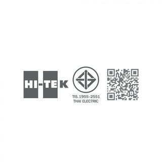 HI-TEK โคมพาเนล LED อีโค่ ทรงกลม 5นิ้ว 12W แบบฝังฝ้า รุ่นHFLEPR012W แสงนวล