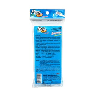 Poly-Brite Ultra ฟองน้ำหุ้มตาข่ายคุณภาพสูง ทรงยาว (แพ็ค 6ชิ้น) สีเหลือง