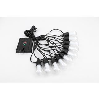 EILON ไฟระย้าตกแต่งเทศกาล โซลาร์เซลล์ 20 หลอด ยาว10เมตร 4W รุ่น ETDC-S14WWDG-10M20D แสงวอร์มไวท์