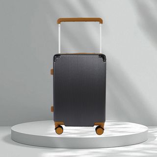 WETZLARS กระเป๋าเดินทางแบบด้านจับยาว ขนาด 24 นิ้ว  รุ่น Jasper-02 ขนาด 23x37x55 ซม. สีเทาเข้ม