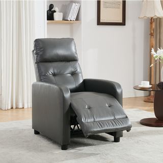 PULITO เก้าอี้พักผ่อน รุ่น CEDRIC ขนาด 65.5x85.5-139.5x102.5-81 ซม. สีเทาเข้ม