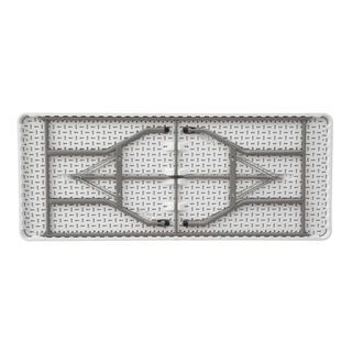 TreeO โต๊ะอเนกประสงค์ รุ่น Nicholas-02 ขนาด 183x75x74 ซม. (6ฟุต) สีขาว