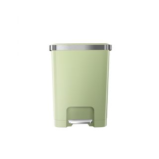 EKO ถังขยะพลาสติกขาเหยียบเหลี่ยม 35 ลิตร รุ่น HANA EK6388-MATCHA ขนาด 37x31x51ซม. สีเขียว