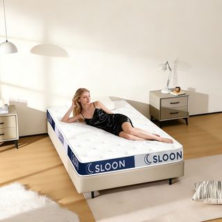 SLOON ท็อปเปอร์ เมมโมรี่โฟม รุ่น Moon ความหนา 4 นิ้ว ขนาด 90x200x10 ซม. (3ฟุต) สีขาว